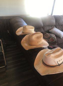 Old cowboy hats. For decorating $5