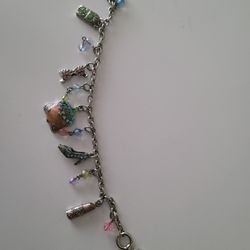 Charm Bracelet Cyrstal Gems