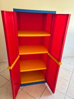 Kids  Storage Cabinet with Shelves