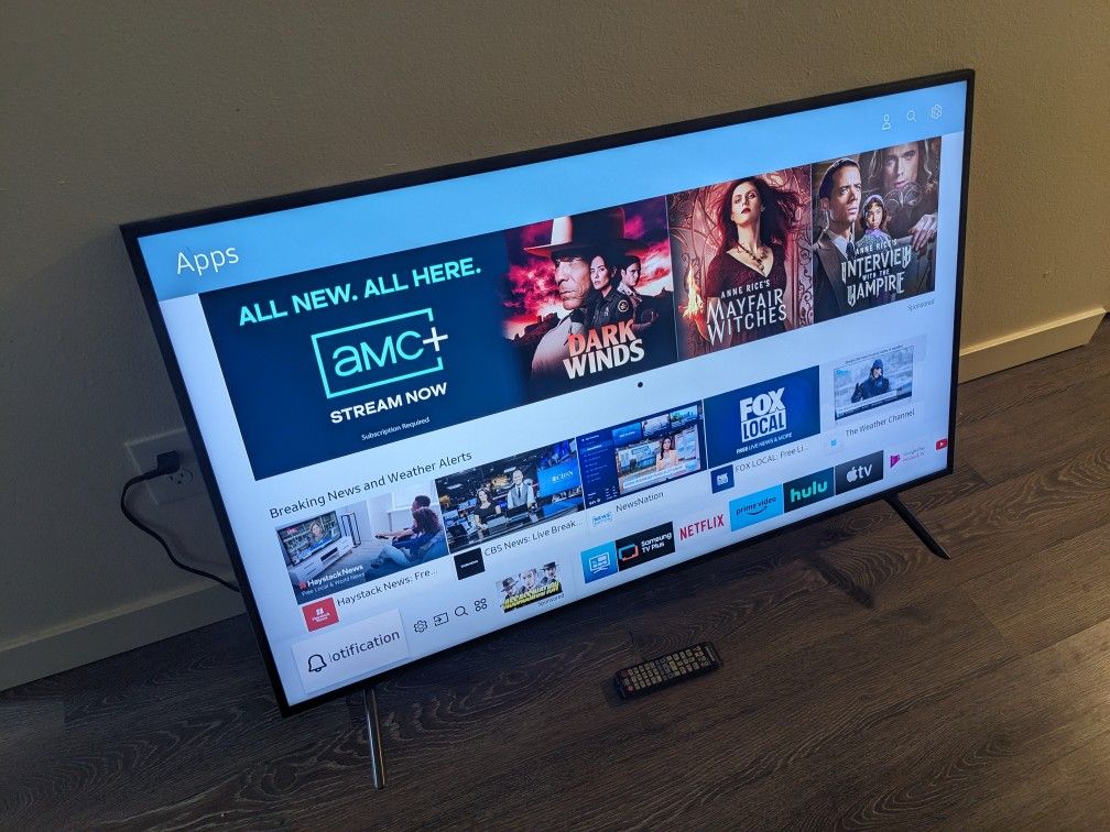Samsung 50" 4K UHD 2160p LED Smart TV - HDR10+ - 120hz CMR (Gaming/Sports) - Dolby DTS - Remote/Legs (MSRP $550)