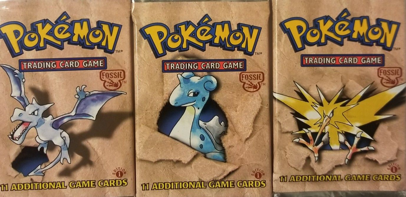 *** COMPLETE POKEMON 1st EDITION FOSSIL COLLECTION ***