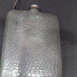 E &JB silver flask