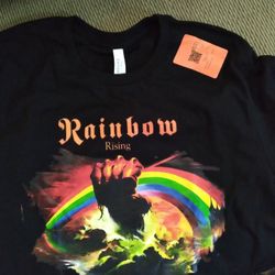 Rainbow "RISING" Rock N Roll T Shirt