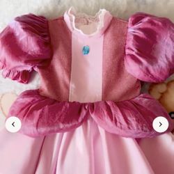 Brand New Princess Peach Toddler Costume