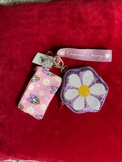 Disney Daisy Duck Wristlet Pouch Set
