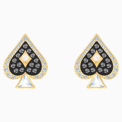TAROT MAGIC STUD PIERCED EARRINGS, MULTI-COLORED, GOLD-TONE PLATED - Retail $129