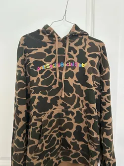 Anti Social Social Club Hoodie Cheeta Print Medium
