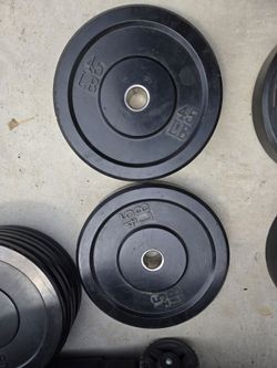 45LB Olympic Bumper Plates