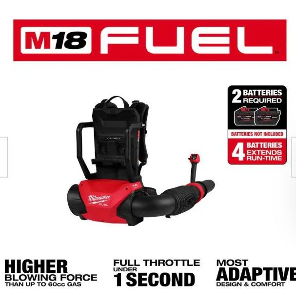 Milwaukee M18 DUAL BATTERY BACKPACK BLOWER