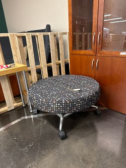 Large Polka-Dot Ottoman