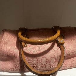 Gucci Bag GG Canvas Boston Bag
