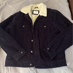Old Navy Navy Blue Corduroy Jacket