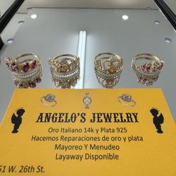 Anillos De 15 Años De ORO 14K
