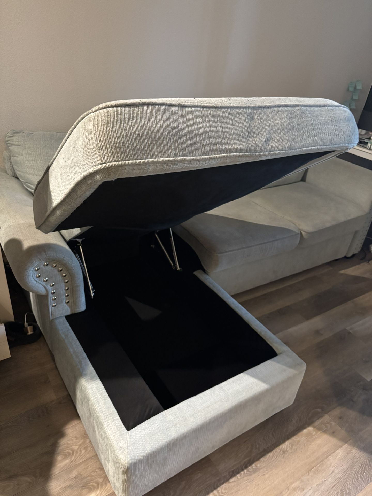 PLAYROOM SECTIONAL COUCH / STORAGE / SLEEPER - BLUE