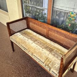 Gold print bench