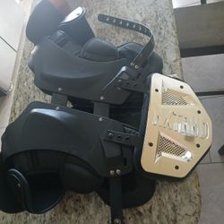 Xenith Velocity 2 Shoulder Pads (Medium) With Nxtrnd Backplate