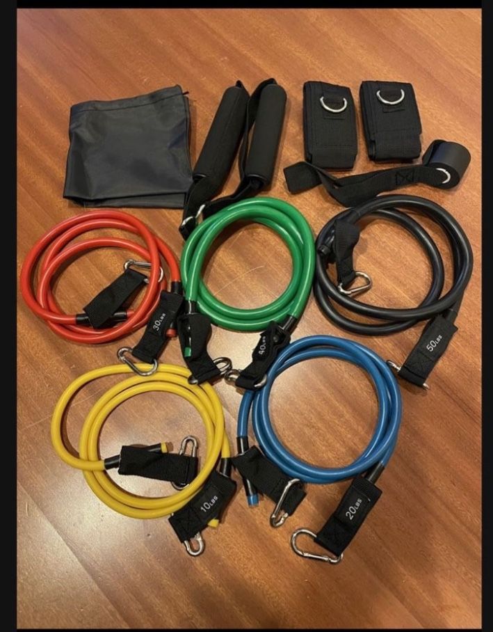 Huge Lot Of 50 Sets BRAND NEW Exercise Bands 10-150lbs