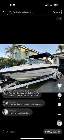 2000 Chaparral 185 SSI 4.3 Has Only Less Then 200 Hours.