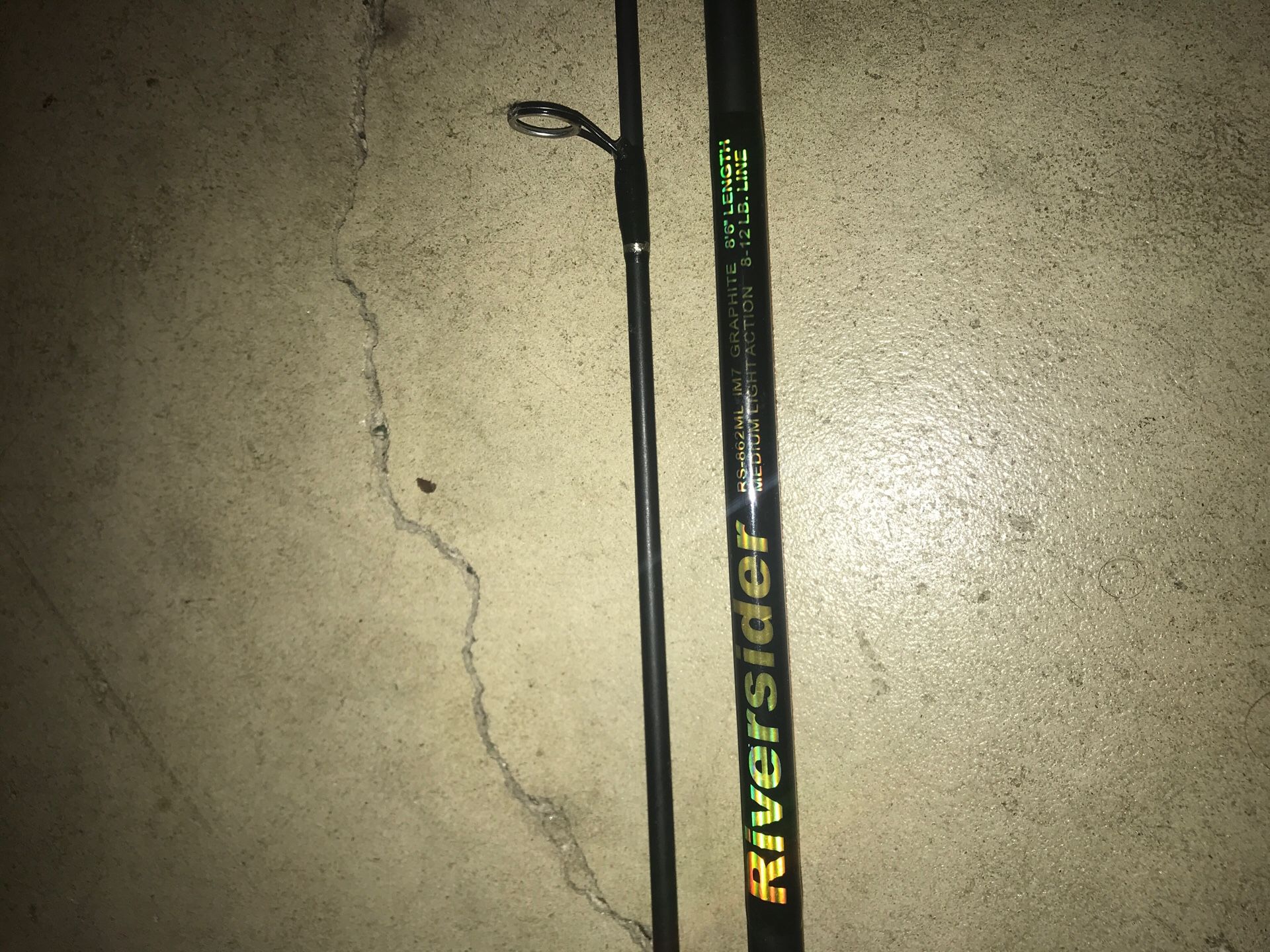 Riversider 8’6” Medium Light action fishing rod