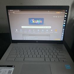 HP - 14" Chromebook - Intel Celeron N4(contact info removed) - 4GB Memory - 64GB eMMC - Modern Grey