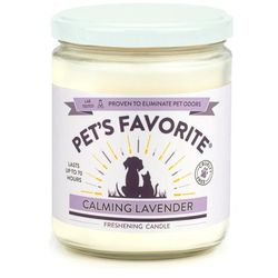 Pet's Favorite Tested & Proven Odor Eliminating Candle, Pet-Friendly 