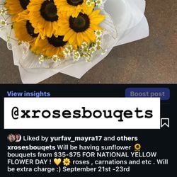 Yellow Flowers For 21st -23rd 