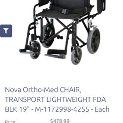 Nova Wheel Chair 
