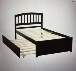 Trundle Bed With Mattress 