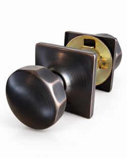 Starpy 6 Pack Passage Door Knobs Aged Bronze Square Non Locking Hall ClosetStarpy 6 Pack Passage Door Knobs Aged Bronze Square Non Locking Hall Closet