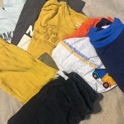 Lot Seven Pants Shirts Boys 3/4t