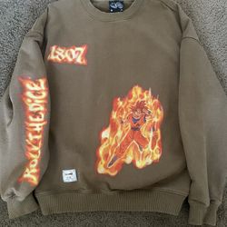 Roll The Dice 1807 Y2K Goku Sweatshirt