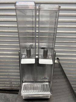 Twin Flavor Crathco E27/E29-3 Refrigerated Drink Dispenser 2.4 Gallon Bowls Pre Mix 115v #4483