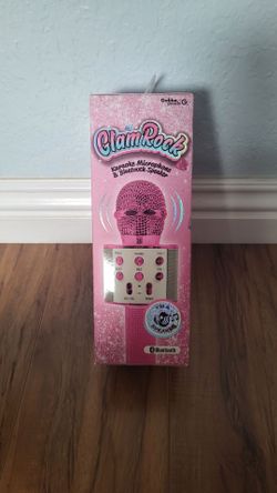 Glam Rock Karaoke Microphone & Bluetooth Speacker Toy New ( Price Firm).