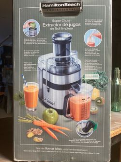 Hamilton Beach Professional Super Chute Easy Clean Juice Extractor