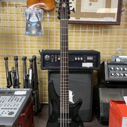 Rogue Metallic 12-string Bass Guitar (Minor Cosmetic Wear) Scuff Mark / Scratches Top Right Corner On Back