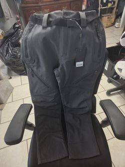 Free Soldier F.A. 952303 Grey Fleeece Lined Soft Shell Snow Ski Pants