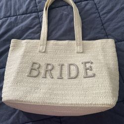 SHIRALEAH BRIDE TOTE IVORY