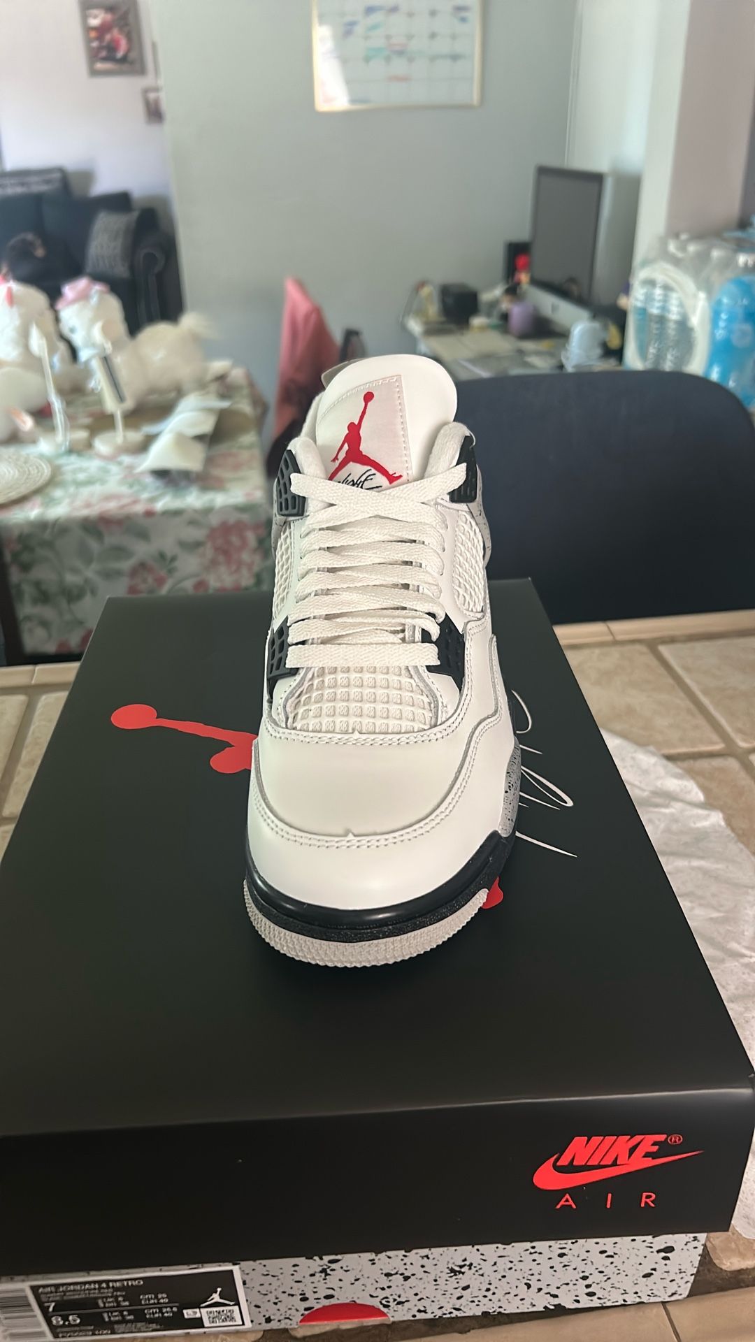 Jordan 4 Retro White Cement