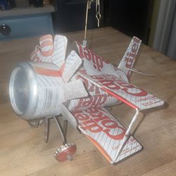 Really Neat Coke Can Biplane Hanging Model
