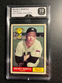 Mickey Mantle Rookie Star Series-Graded 10