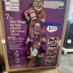Trickster Trio Stack Clown Animatronic