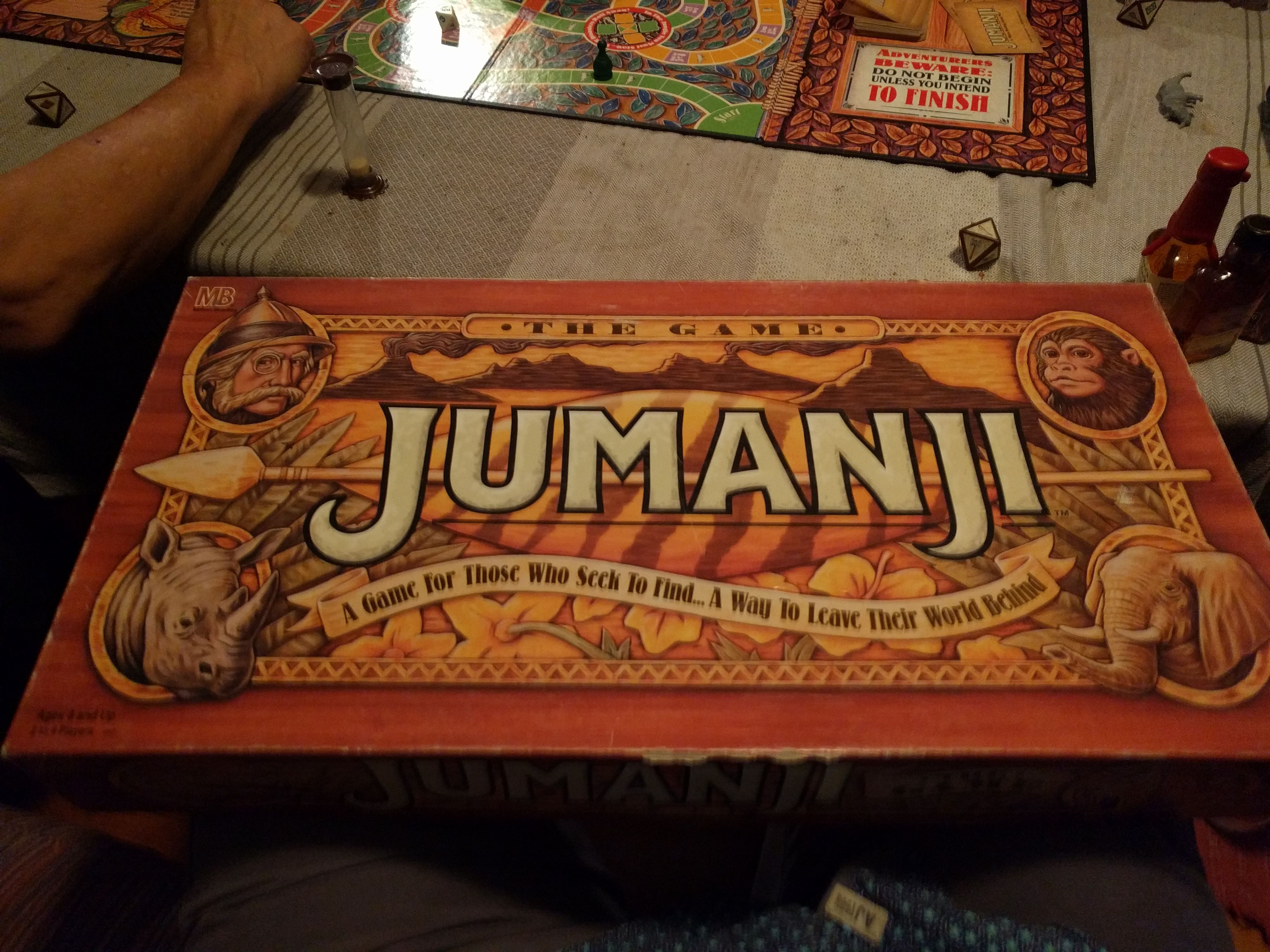 Jumanji board game vintage