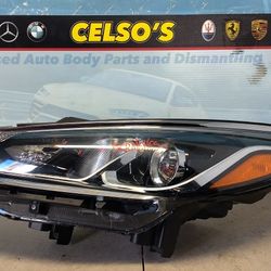  HYUNDAI SONATA LEFT HEADLIGHT HALOGEN OEM. 2018 - 2019
