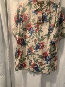 Men’s Hawaiian shirt—new-w-tags