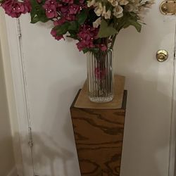 Wooden Pedestal 32-Inches High