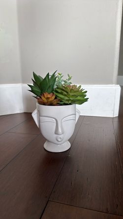 Fake Plant Head Decor