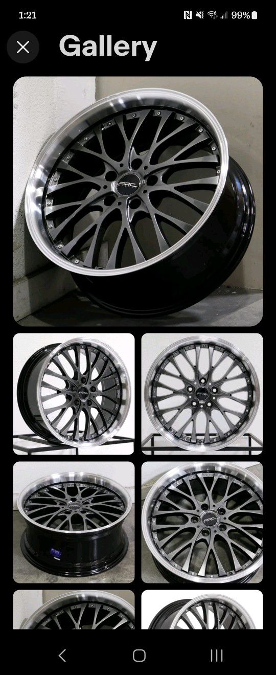 18" Staggered Rims 