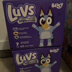 Luvs Diapers Size 7
