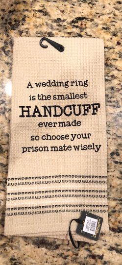 Wedding Dishtowel