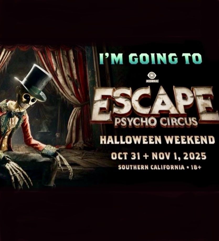 1 Escape Halloween GA ticket Sat 